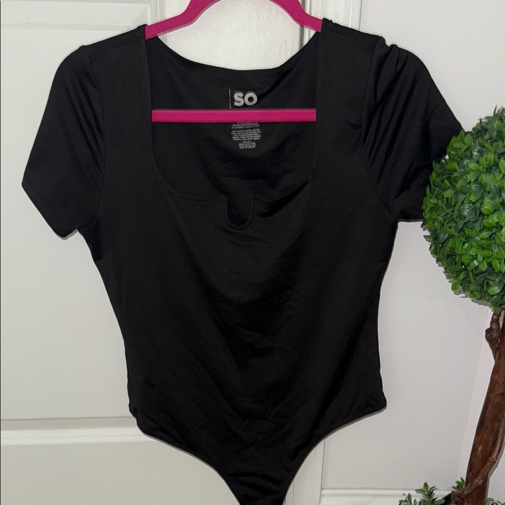 SO Women's Classic Black Bodysuit